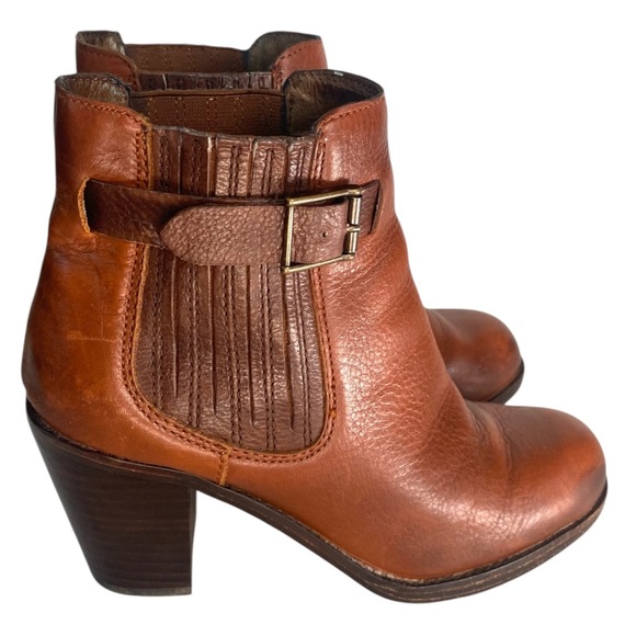 Dolce Vita Shoes - Dolce Vita Jamala Ankle Boots Cognac 7